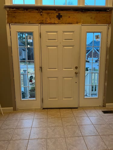 Customer photo review of Smooth Fiberglass Sidelite Panel (Full Sidelite)