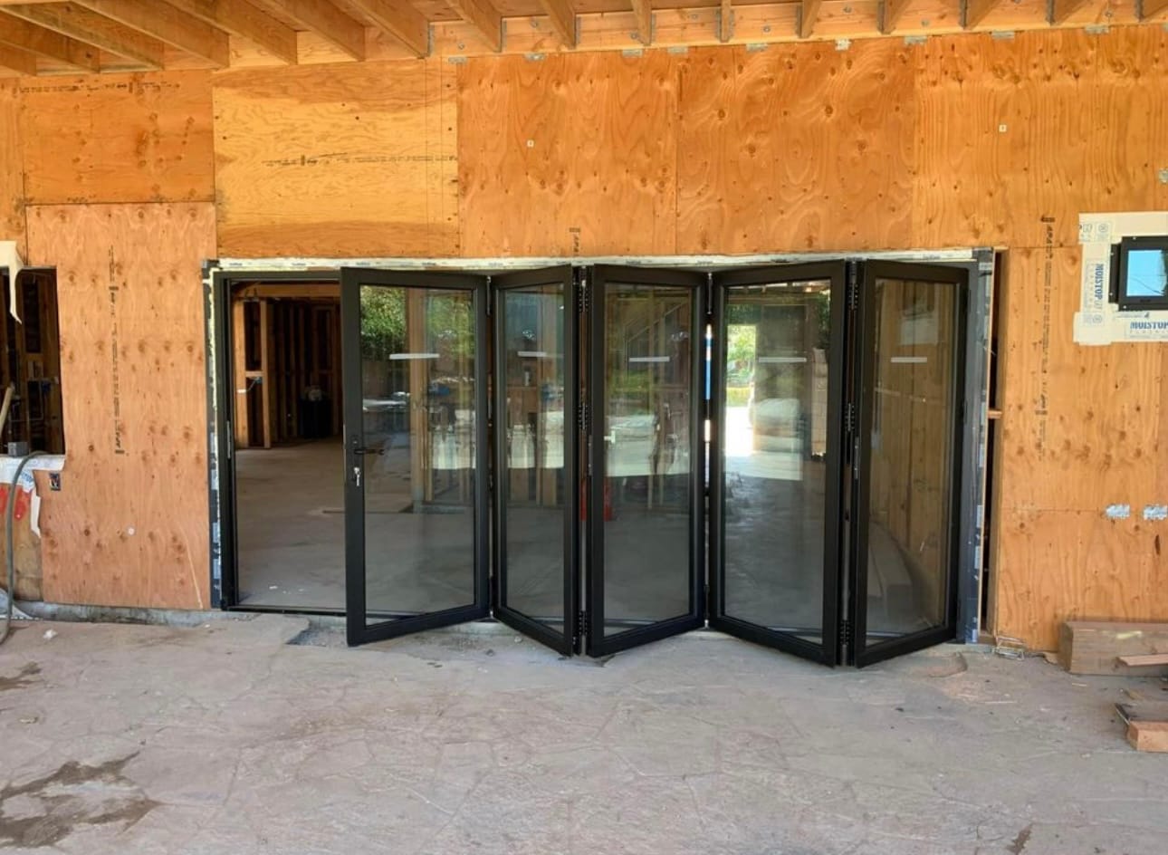 Customer photo review of 168" X 80" Grand Bifold Door