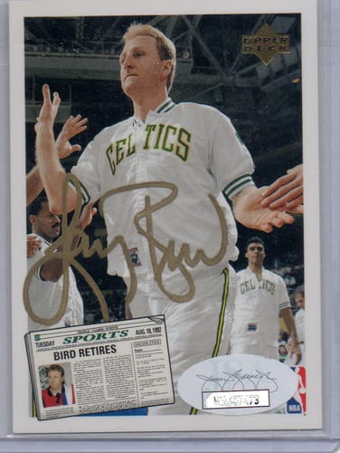 Customer photo review of Larry Bird Autograph Signing