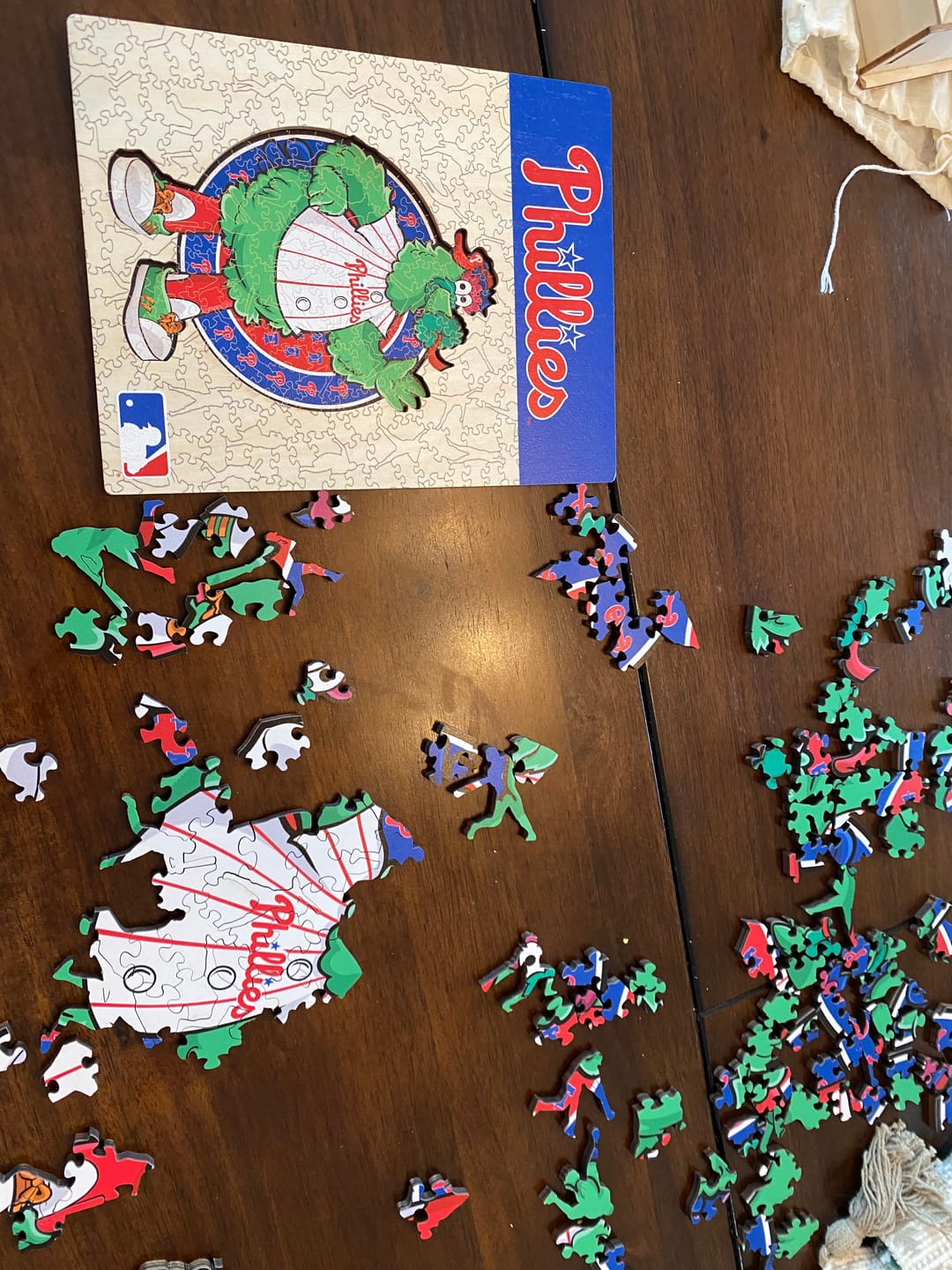 Customer photo review of Philadelphia Phillies™ Mascot - Wooden Puzzle