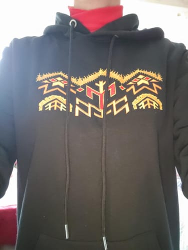 undefined review of Дълга блуза с качулка "Богинята майка" image 1 out of 1