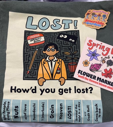 Customer photo review of LOST! Shirt
