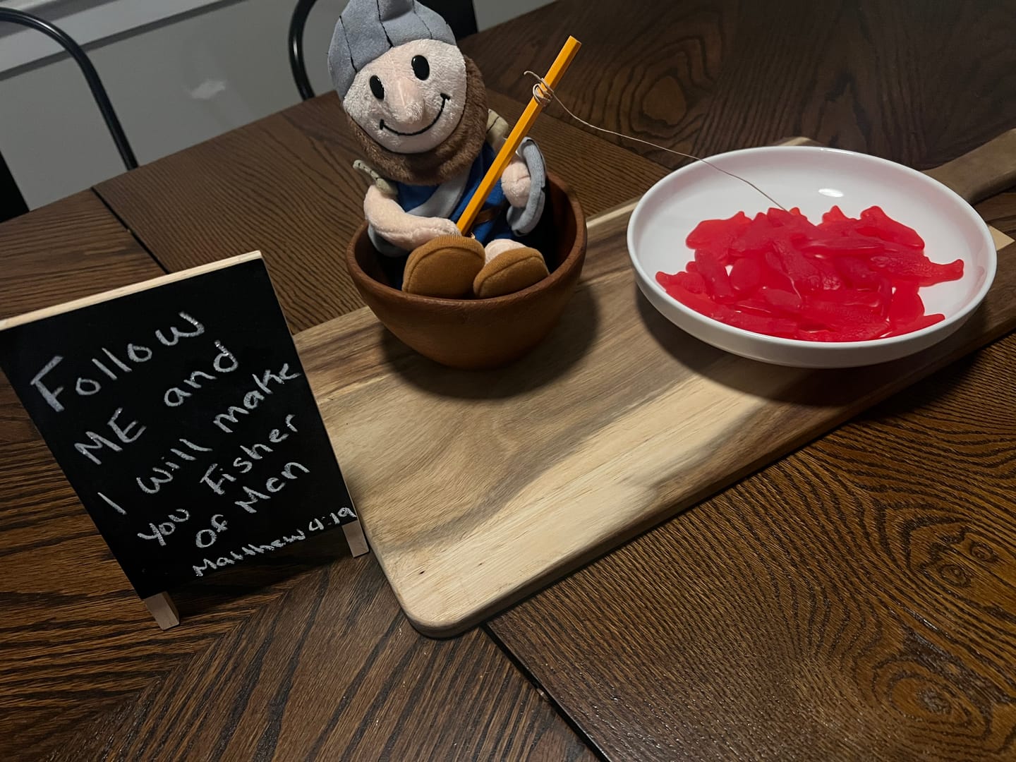 Customer photo review of The Maccabee on the Mantel