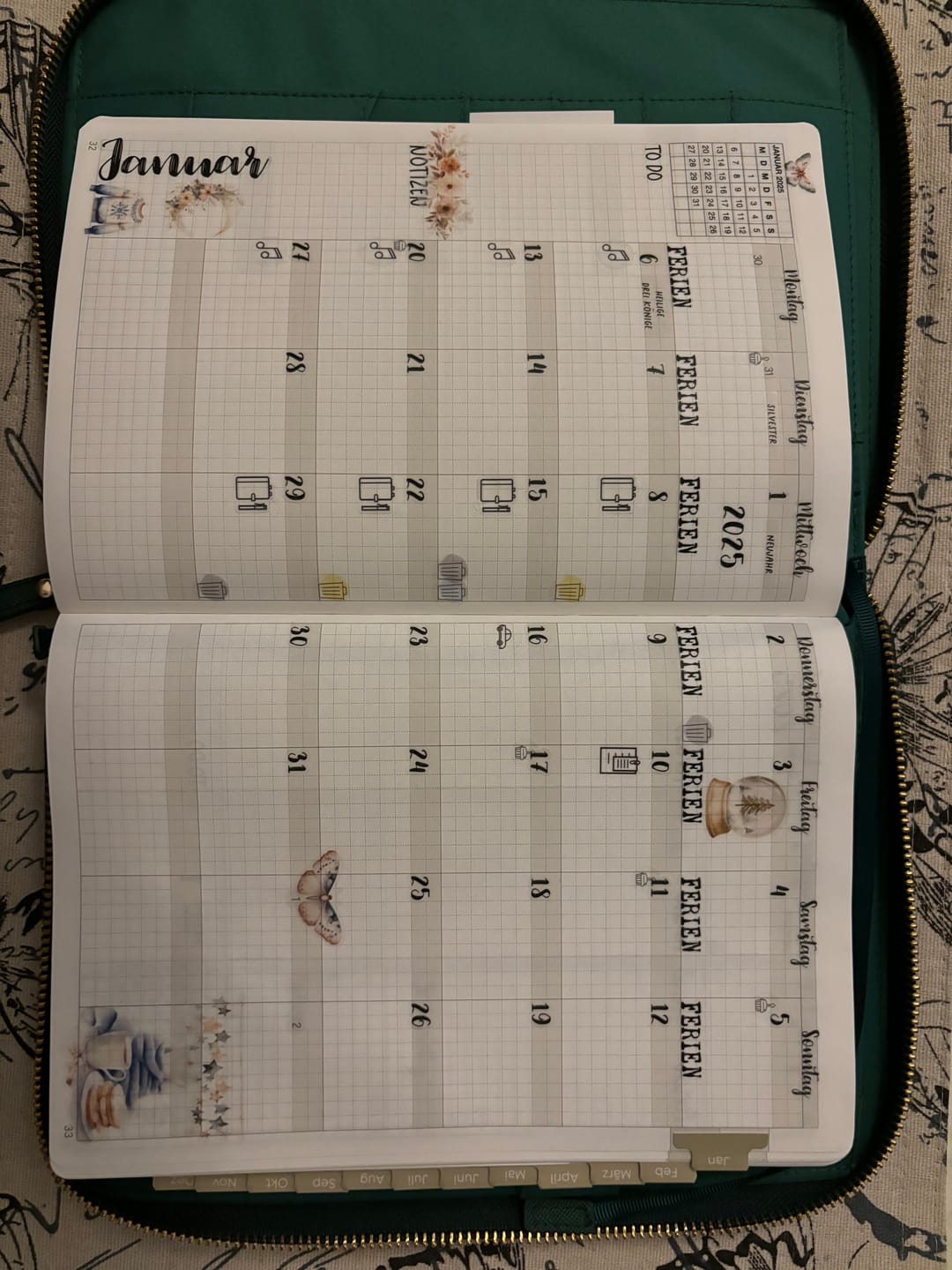 Customer photo review of A5 Undated Weekly Planner v.3 | 2025 Edition | All-in-One | Stacked Weekends