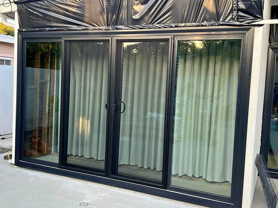 Customer photo review of 168" X 80" Grand Bifold Door