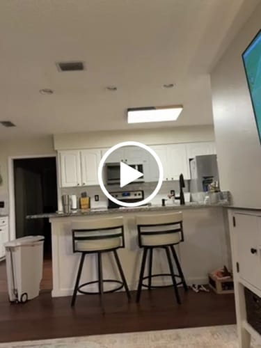Customer video review of Rectangle LED Flush Mount Light