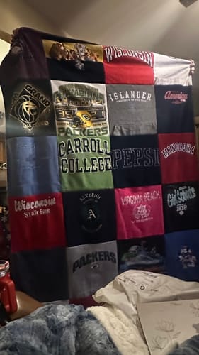Customer photo review of T Shirt Quilt by Project Repat