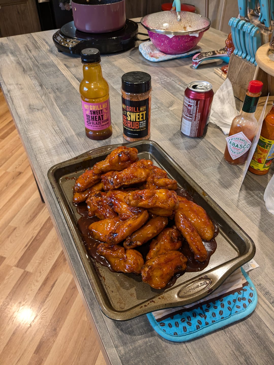 Customer photo review of Wing Night: Smoked & Fried Wing Kit