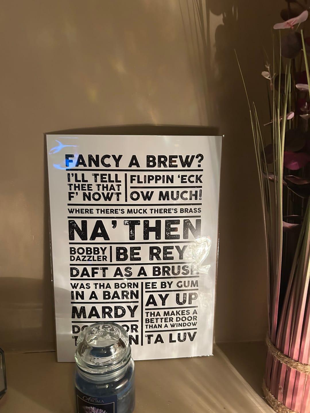 Customer photo review of Yorkshire Sayings - Print
