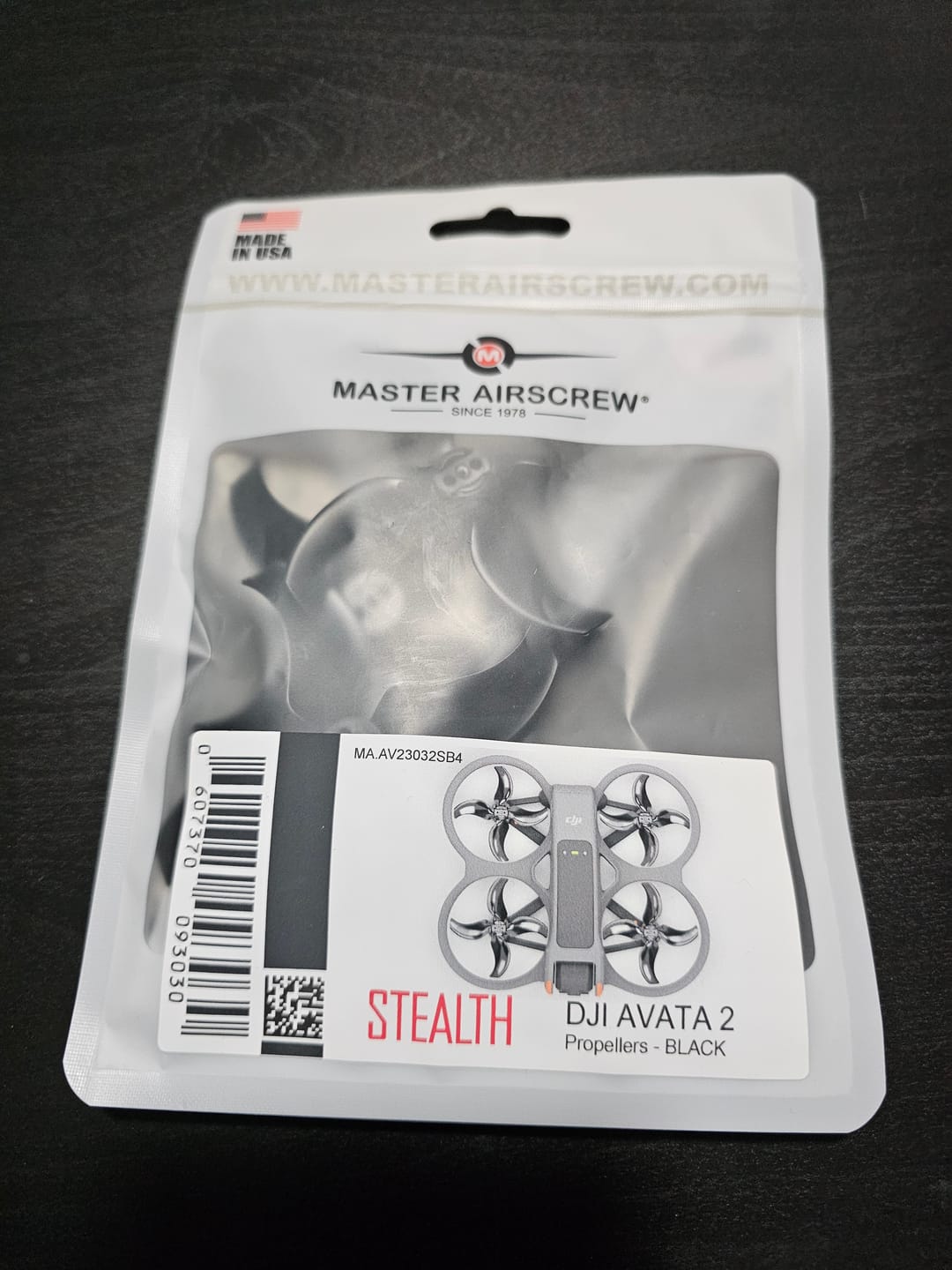 Customer photo review of DJI Avata 4-blade Upgrade Propeller Set x4 Black