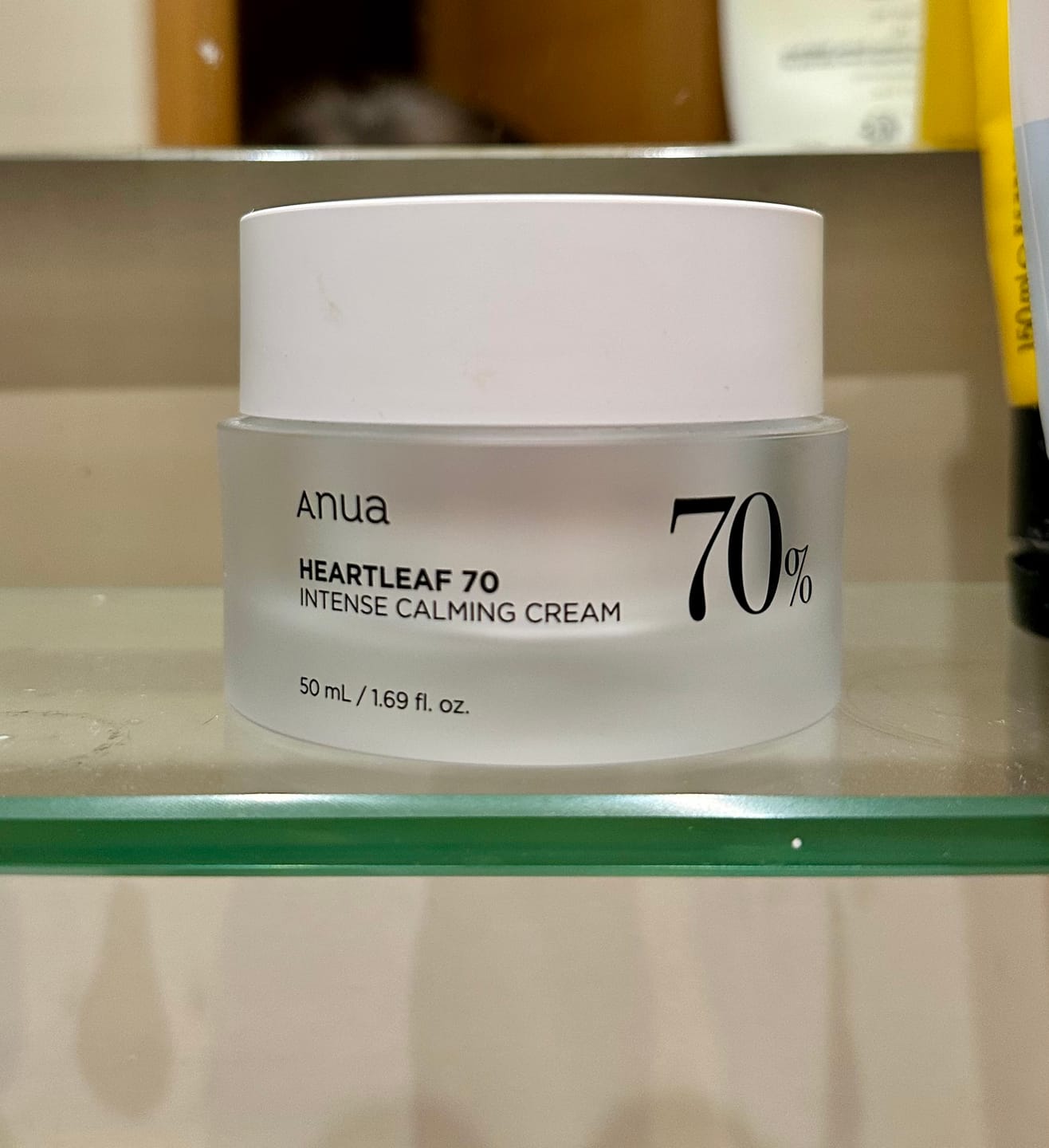 Customer photo review of Intensīvi nomierinošs krēms sejai Anua Heartleaf 70 Intense Calming Cream