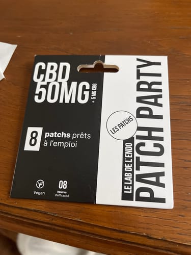 Customer photo review of Patchs CBD - 55MG
