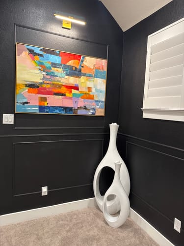 Customer review photo for COLORFUL PAINTING #CA165