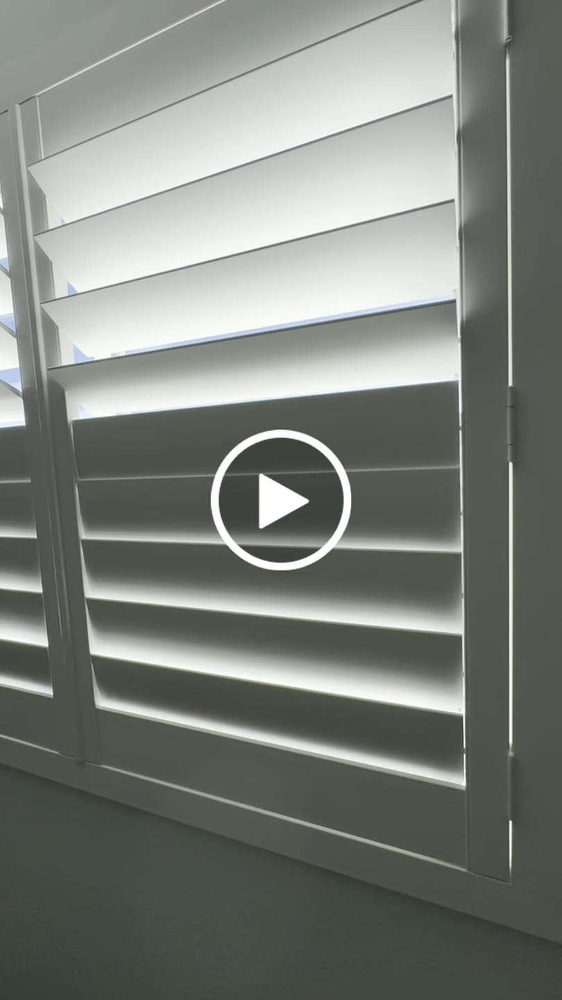 Customer video review of Hybrid Wood Plantation Shutter