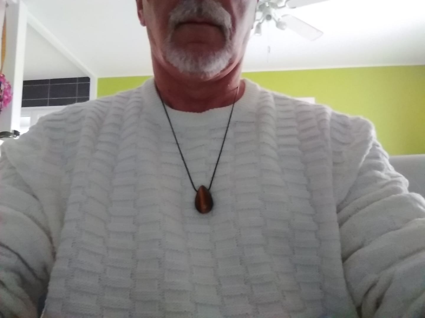 Customer photo review of Collier Oeil de Tigre