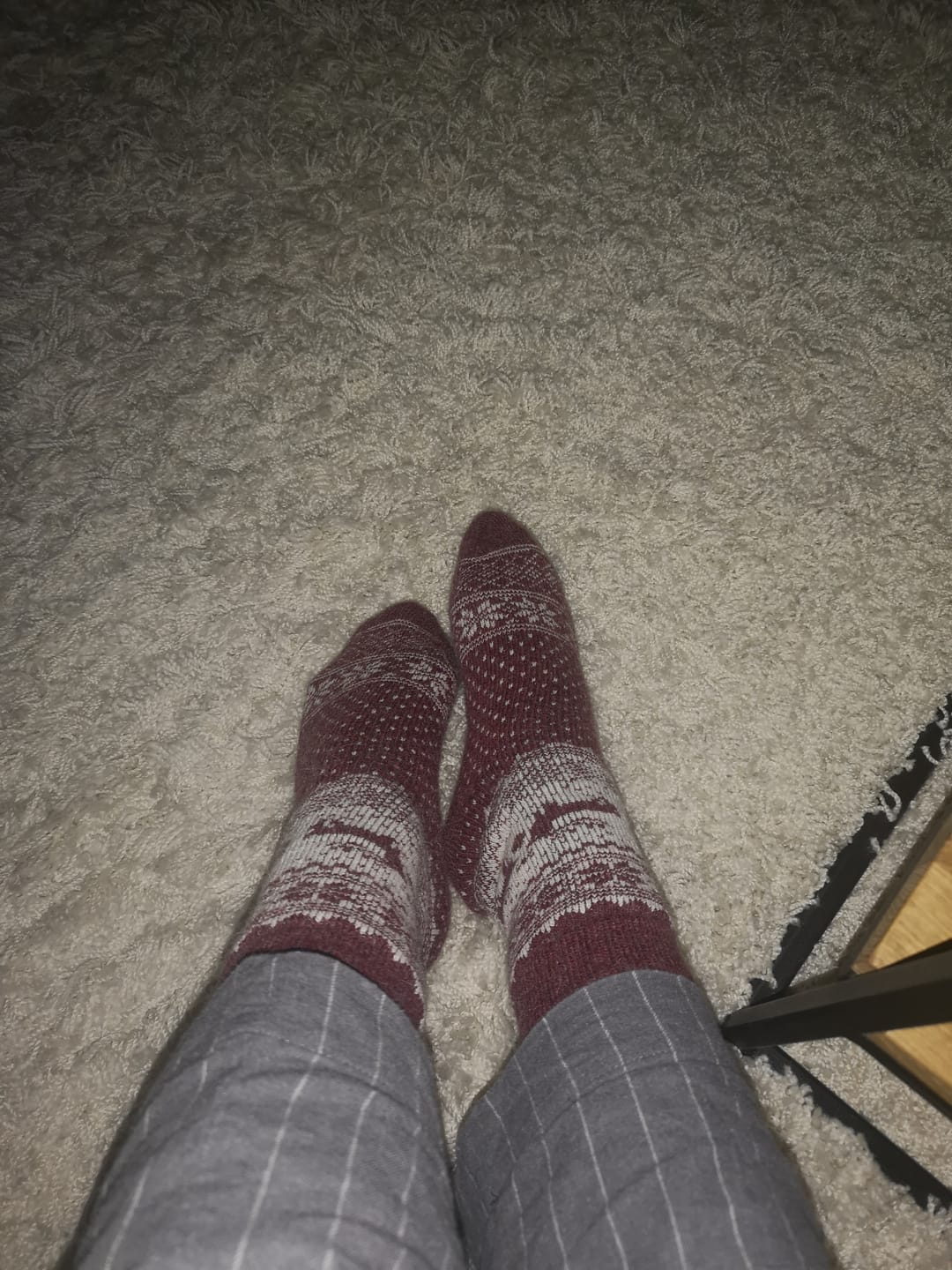 Customer photo review of Alpaka-& Merino Norweger-Socken