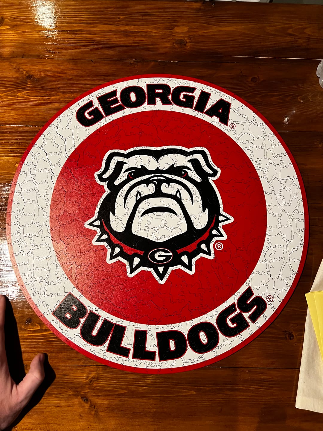 Customer photo review of University of Georgia - Wooden Puzzle