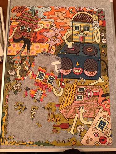 Customer photo review of House Party | 1000 Piece Puzzle