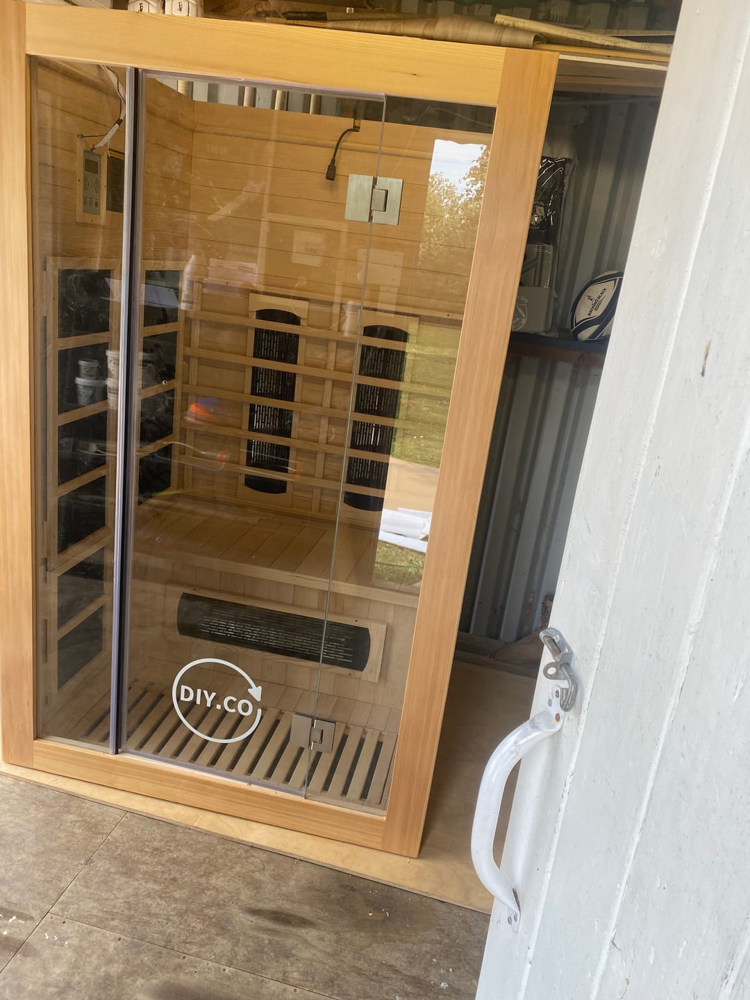 Customer photo review of Full Spectrum Infrared Sauna