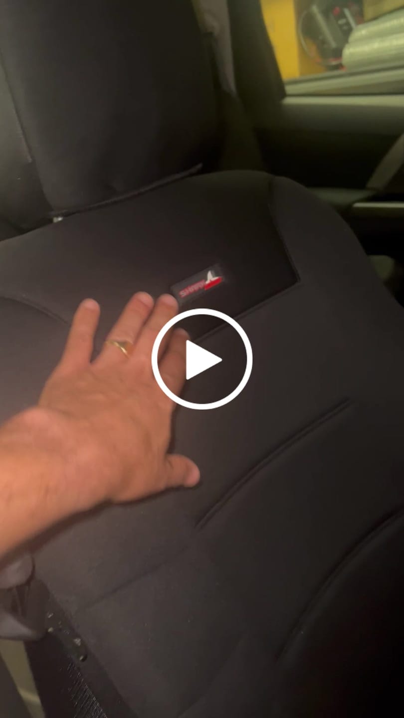 Customer video review of Sharkskin Seat Covers for Mitsubishi Pajero Sport 5 Seater (10/2015-On)