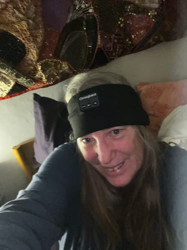 Customer photo review of CozyBand Wireless Headphones