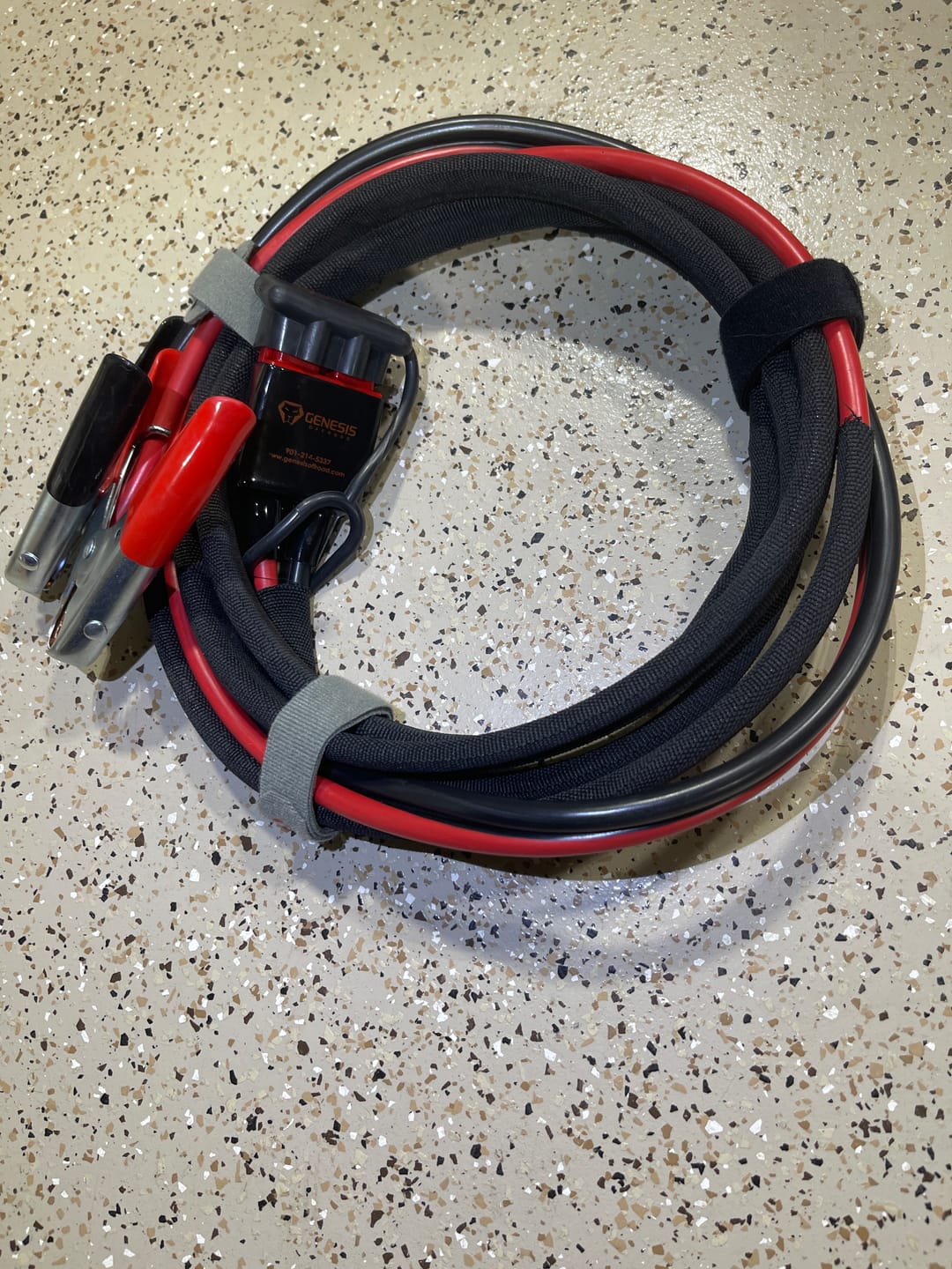 Customer photo review of Quick Connect Jumper Cables