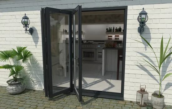 Customer photo review of 168" X 80" Grand Bifold Door