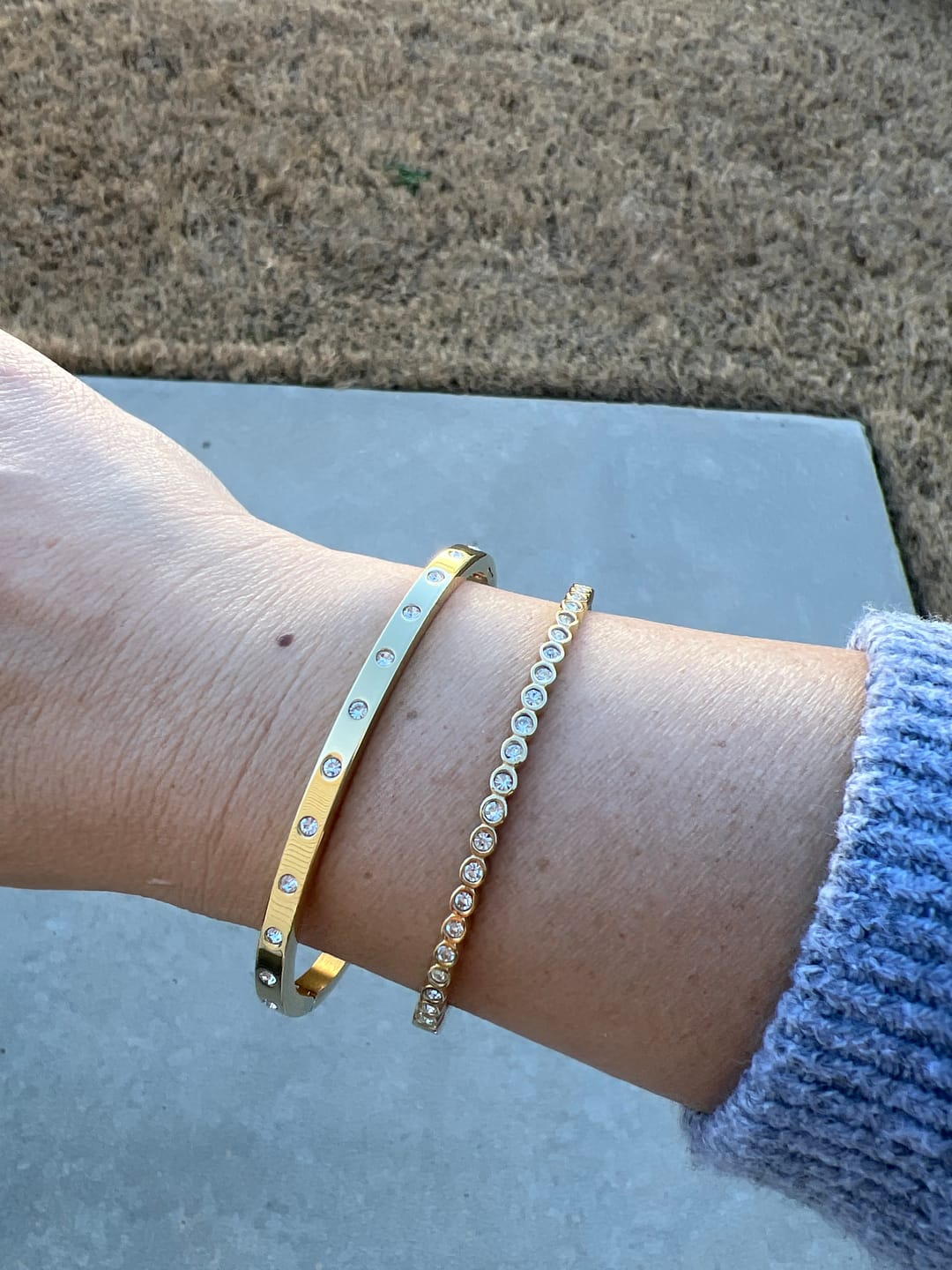 Customer photo review of Bezel Bangle