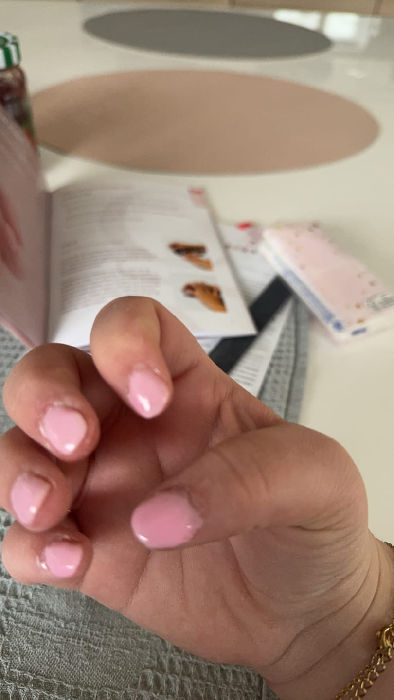 Customer photo review of Khaki Dipping Powder