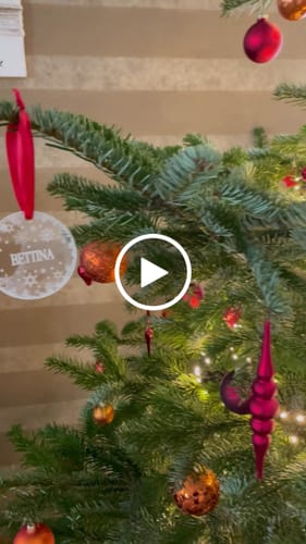 Customer video review of Weihnachtsdeko mit Schneeflocken