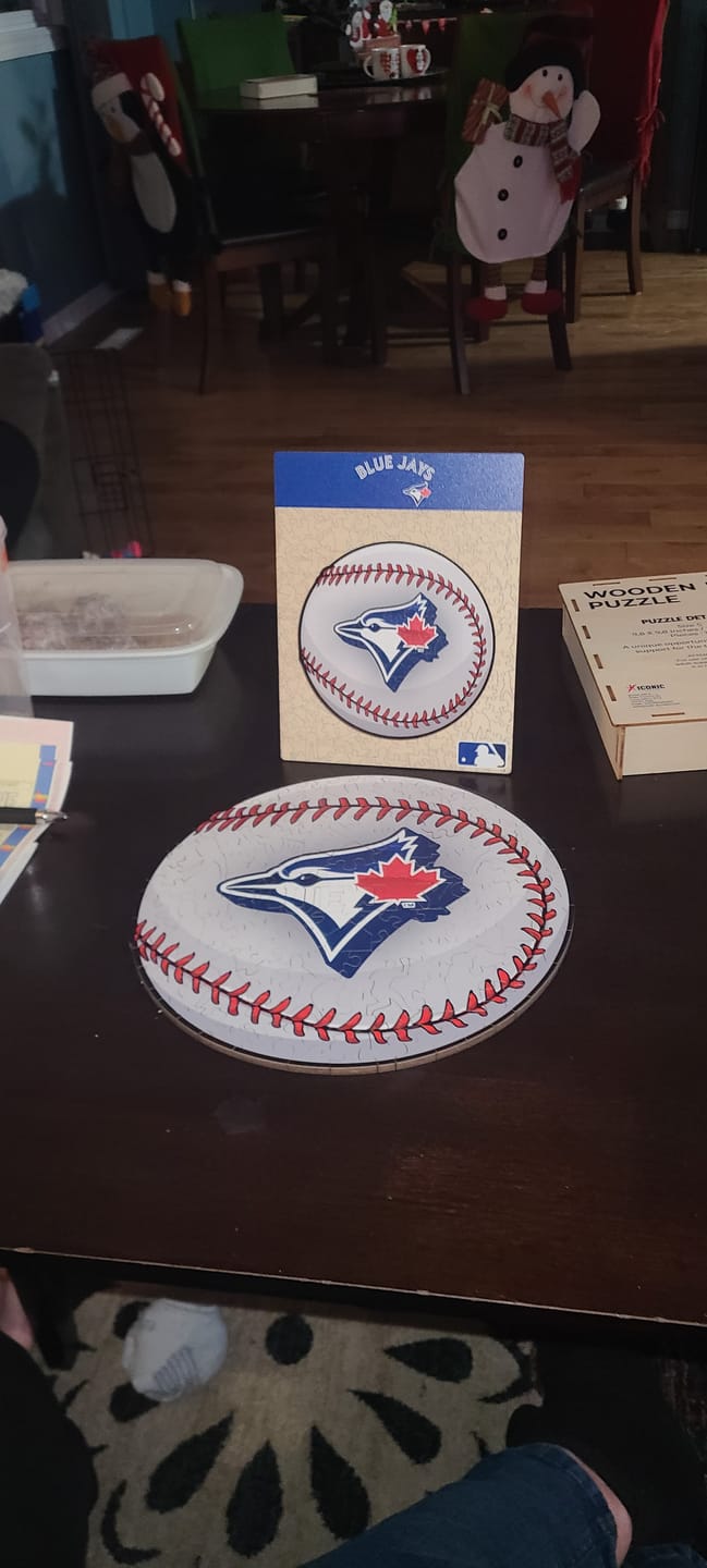 Customer photo review of Toronto Blue Jays™ - Wooden Puzzle