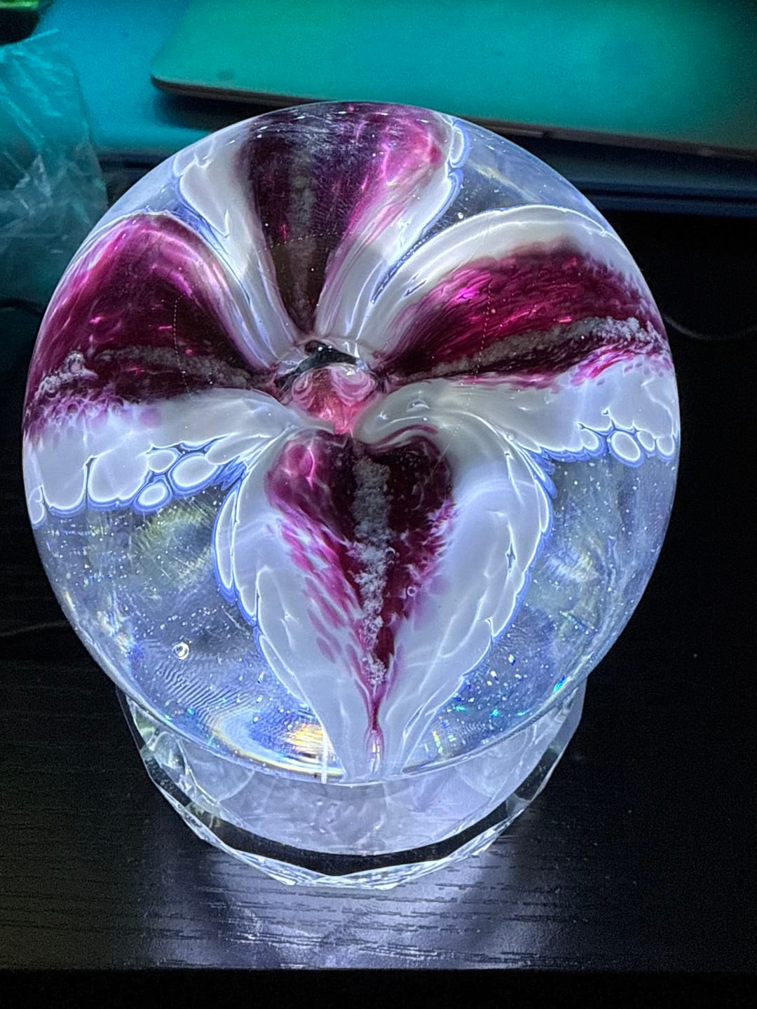 Customer photo review of Lucite Light Stand - White Light