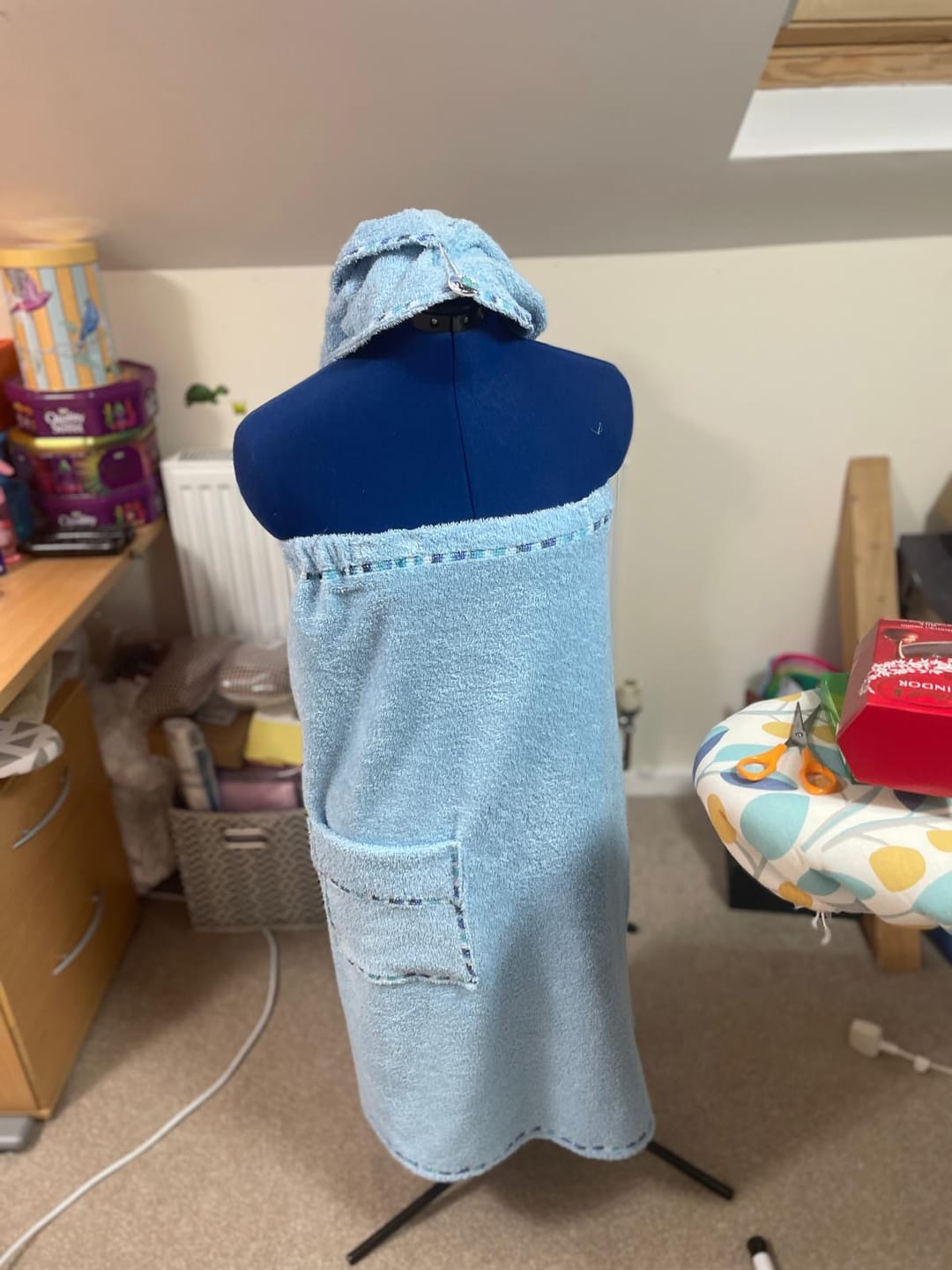 Customer photo review of Cotton Towelling Fabric