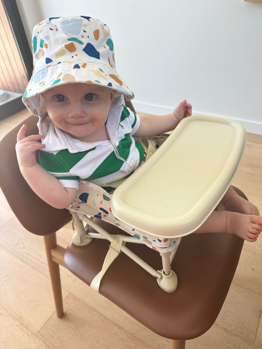 Customer photo review of Charlie baby cotton hat