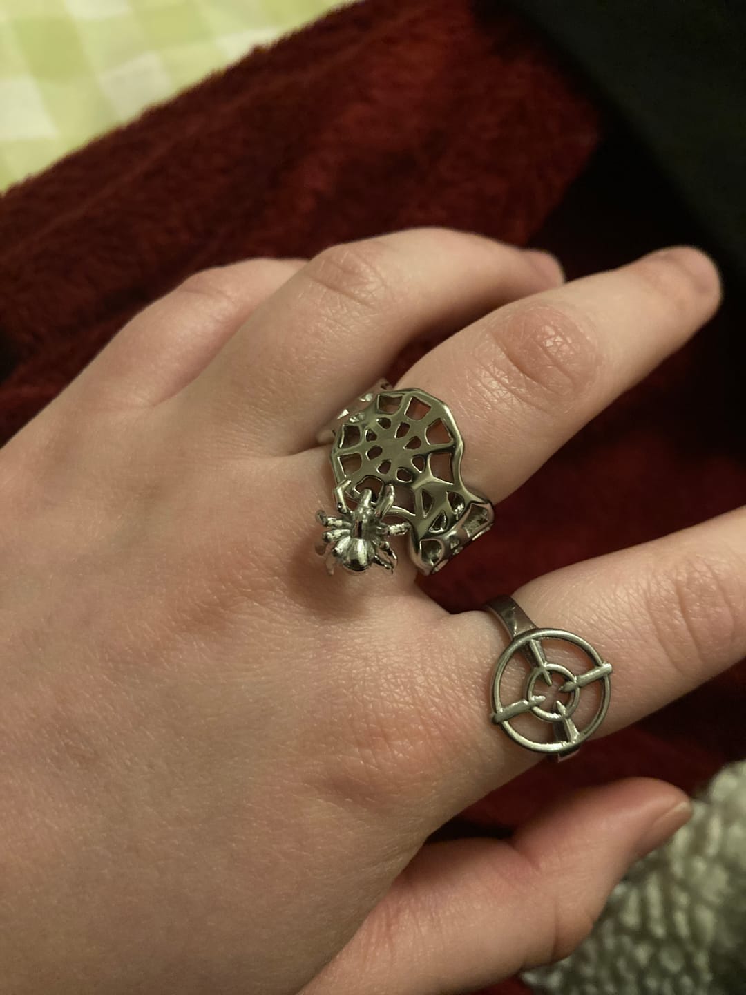 Customer photo review of SPIDER WEB RING