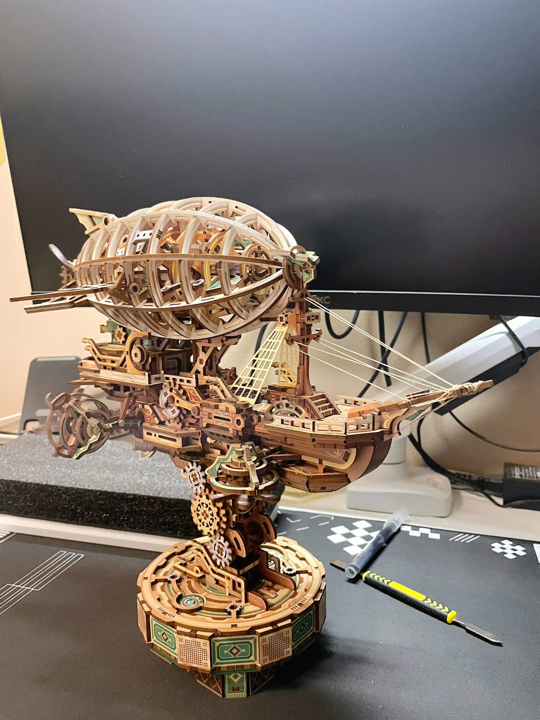 Customer photo review of Vapor Trek 3D Wooden Puzzle