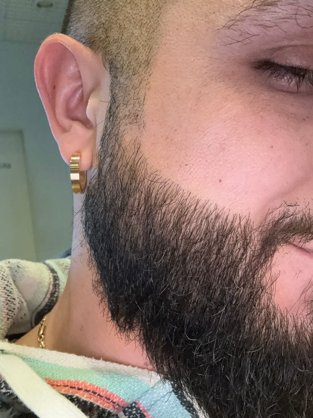 Customer photo review of GOLD HOOPS.