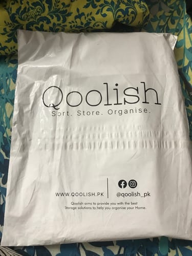 Customer photo review of Qoolish Pack of 1 Undergarments White Stripes Organizer Box with Lid