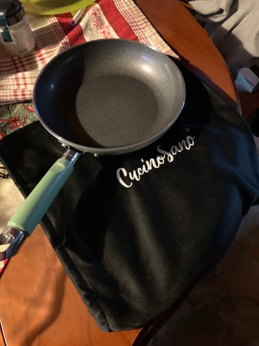 Customer photo review of Molla arrosto/uovo, 100% nylon riciclabile [Black]