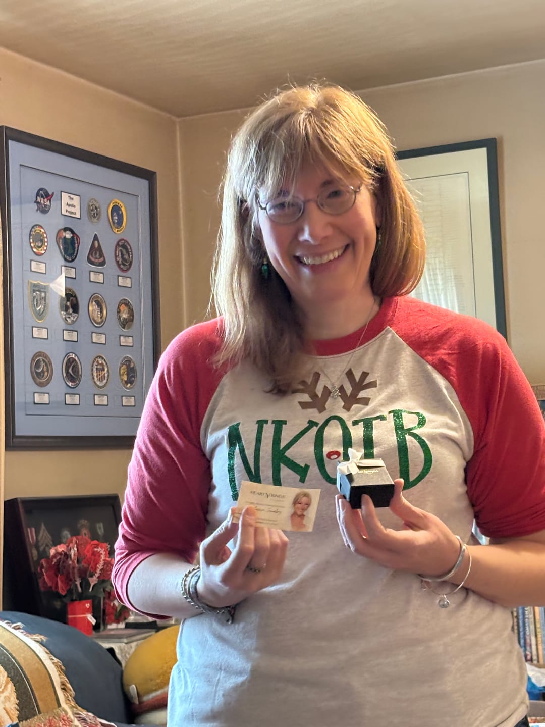 Customer photo review of Sarah McLachlan Guitar String Glimmer Ring