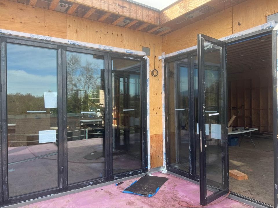 Customer photo review of 168" X 80" Grand Bifold Door