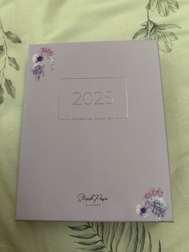 Customer photo review of 2025 Essential Planner - Lilac in Bloom