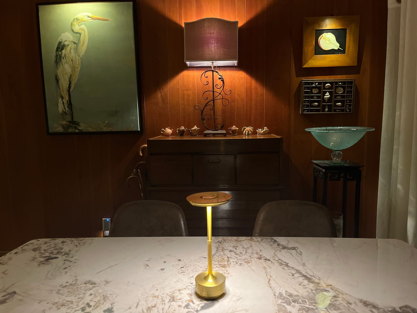 Customer photo review of Ambient™ Metallic Cordless Table Lamp