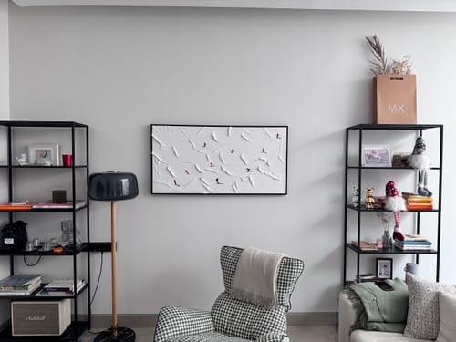 Customer review photo for Plaster Art Texture Painting #SG094