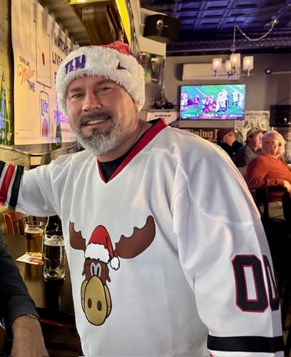 Customer photo review of Christmas Style 'Griswold' Hockey Jersey