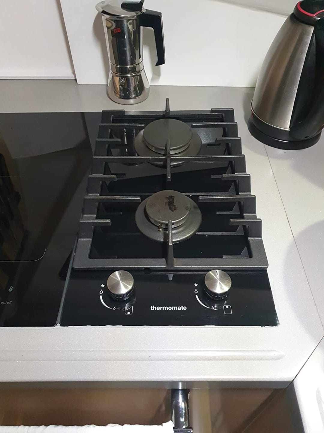 Customer photo review of 30 cm Einbau-Gaskochfeld mit 2 Kochzonen – Schwarz