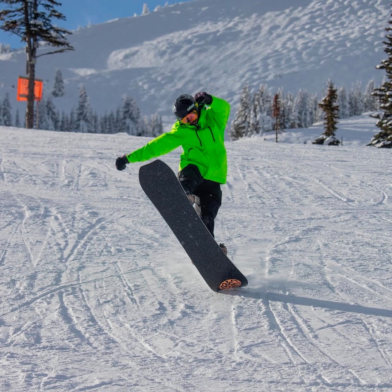 Customer photo review of The Emily Snow Goggle - Photochromic Black Lens