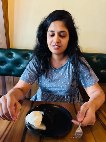 Customer photo review of Grey Floral Night & Lounge Gown