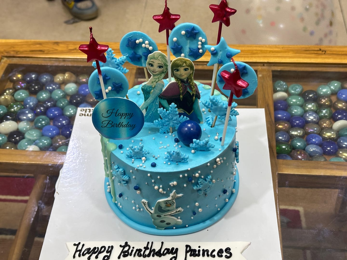 Customer photo review of Eggless Christmas Plum Cake