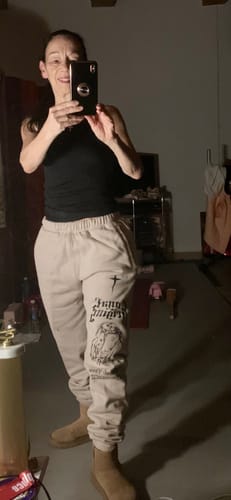 Customer photo review of 'Ave Maria' Cloud Sweats (UNISEX)